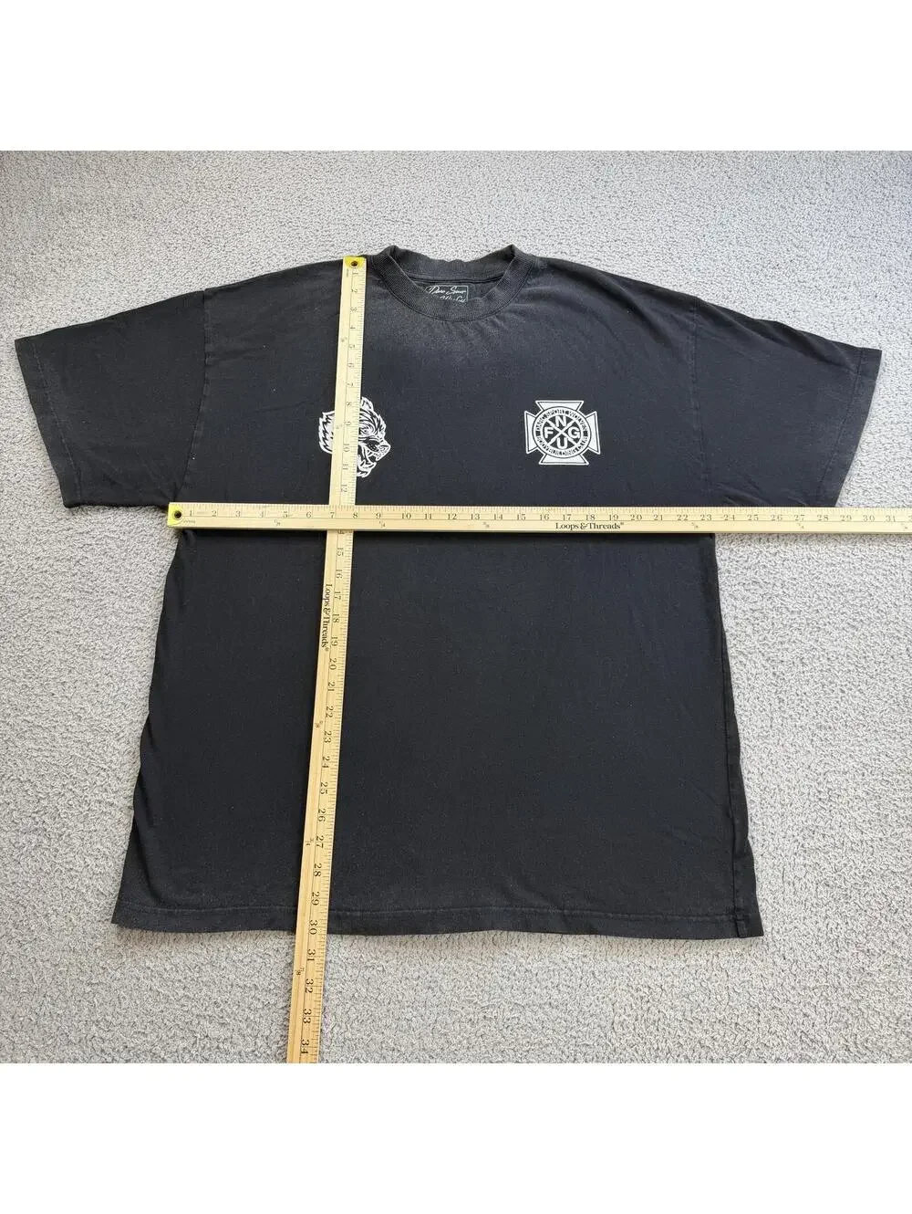 Bye Club T Shirt Black Large 211 Of 2000 Corazon Drop Warrior Gym - Picture 3 of 5